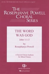 The Word Was God SSAATTBB choral sheet music cover